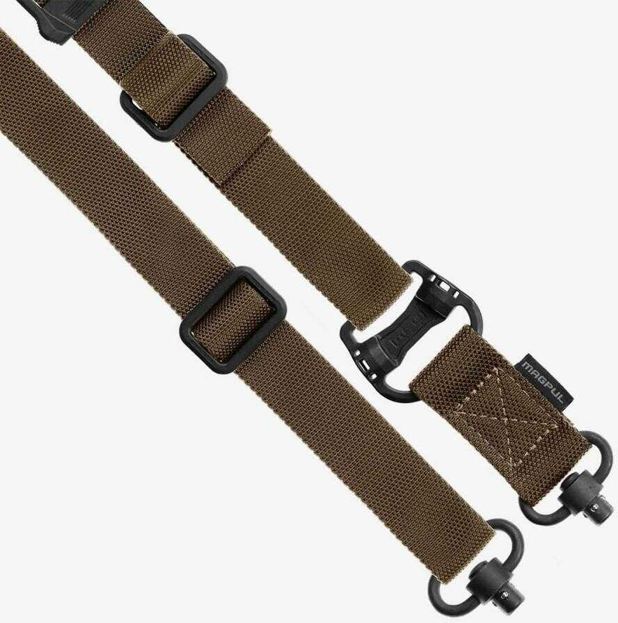 Magpul Mag518-Coy MS4 Dual QD Sling Gen2 1.25" Wide Nylon Webbing Coyote Adjustable