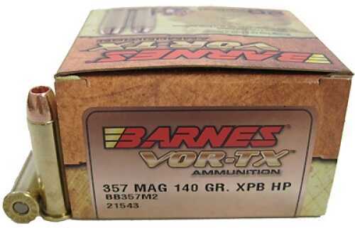 357 Mag 140 Grain Hollow Point 20 Rounds Barnes Ammunition 357 Magnum