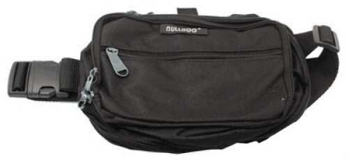 Bulldog Cases Black Nylon Medium Fanny Pack Md: BD860