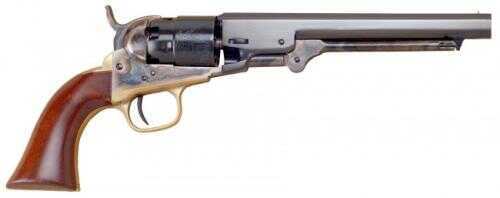 Cimarron 1862 Pocket Navy Percussion Revolver .36 Caliber 6.5" Barrel Blue Steel Brass Walnut Grip Standard Fin