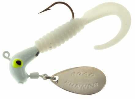 Blakemore Road Runner Curly Tail 1/32 oz White 1601-001