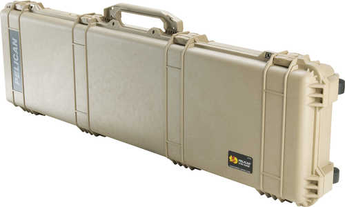 Pelican 1750 Case W/ Wheels 3 Pc Foam Fits 48" Guns Tan