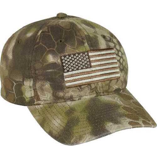 Outdoor Cap 120159-1-8 USA Flag Kryptek Highlander Adjustable Snapback OSFA Unstructured