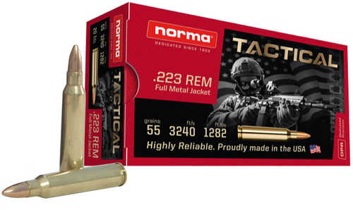 223 Rem 55 Grain FMJ 9000 Rounds Norma Ammunition 223 Remington