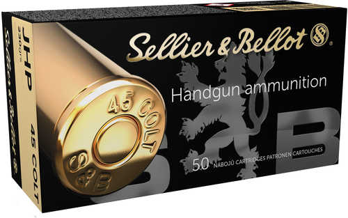 45 Colt 230 Grain Jacketed Hollow Point 50 Rounds Sellior & Bellot Ammunition