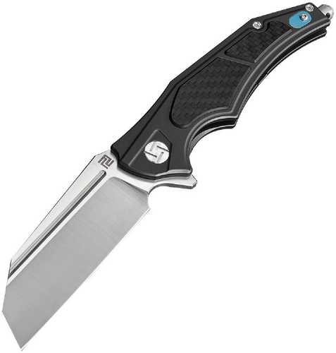 Artisan Apache Nomad Folder 3.82 in M390 Black Titanium Handle