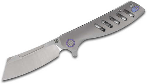 Artisan Tomahawk Folder 3.94in S35VN Blade Gray Titanium