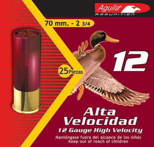 12 Gauge 2-3/4" Lead #4  1-1/4 oz 25 Rounds Aguila Shotgun Ammunition