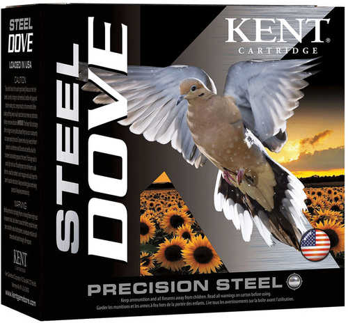 12 Gauge 2-3/4" Steel #6  1 oz 25 Rounds Kent Cartridges Shotgun Ammunition