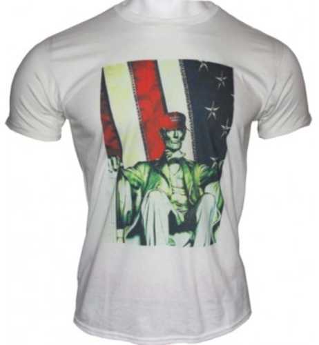 Gi Men's T-shirt Trump Abe Lincoln X-large White