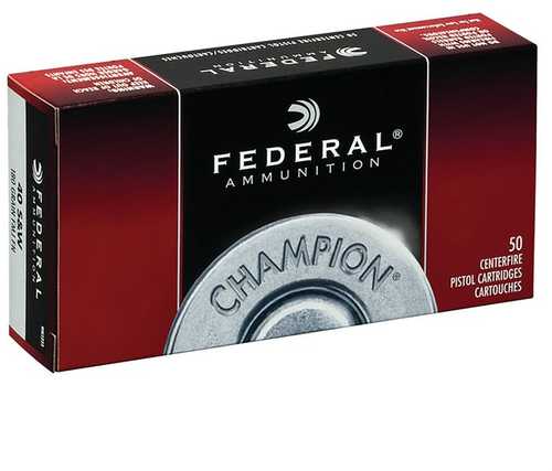 40 S&W 180 Grain Full Metal Jacket 50 Rounds Federal Ammunition