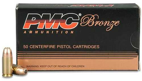 9mm Luger 115 Grain Hollow Point 50 Rounds PMC Ammunition