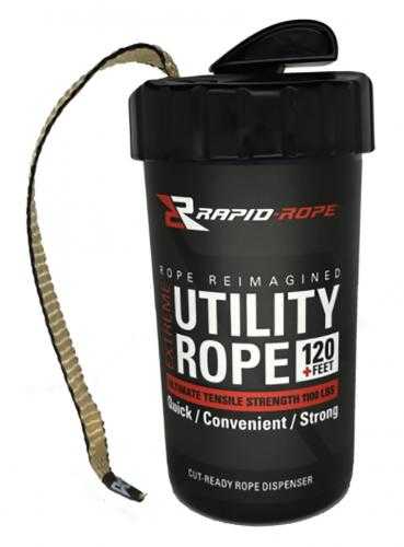 Rapid Rope Canister Tan 120+ Feet Utility W/Cutter