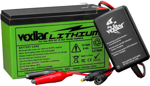 Vexilar 12V Lithium Ion Battery &amp; Charger