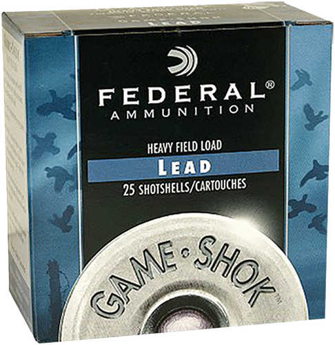 12 Gauge 2-3/4" Lead #8  1 oz 25 Rounds Federal Shotgun Ammunition