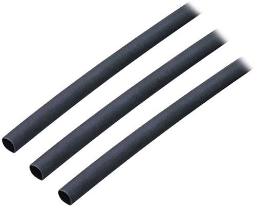 Ancor Adhesive Lined Heat Shrink Tubing (ALT) - 3/16" x 3" - 3-Pack - Black