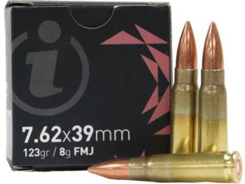 GLOBAL ORDNANCE Ammo 7.62X39 123Gr FMJ 15/Box