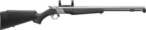 CVA Pr2117Sm Wolf Northwest V2 50 Cal 209 Primer 24" Matte Stainless Barrel/Rec Black Synthetic Stock Includes Scope Mou