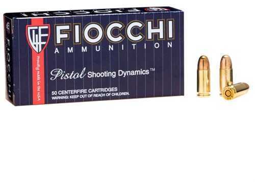 9mm Luger 158 Grain Full Metal Jacket 50 Rounds Fiocchi Ammunition