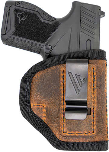 Versacarry Ra2114 Ranger IWB Size 04 Brown Leather Belt Clip