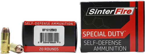 10mm 125 Grain Frangible 20 Rounds Sinterfire Inc Ammunition