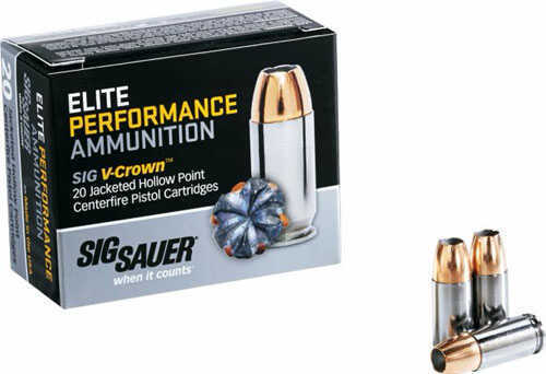 9mm Luger 147 Grain Hollow Point 20 Rounds Sig Sauer Ammunition