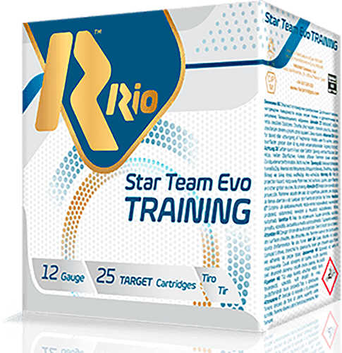 Rio Ammunition Star Team EVO 12 Gauge 2.75" 1 1/8 Oz 7.5 Shot 25 Per Box