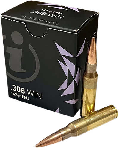 Igman 308 Win 147 Gr Full Metal Jacket (FMJ) Ammo 20 Round Box