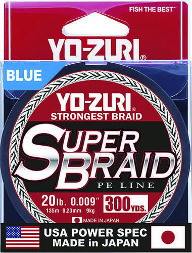 Superbraid Line 300yd 20lb Blue Model: Yz Sb 20lb Bl 300yd