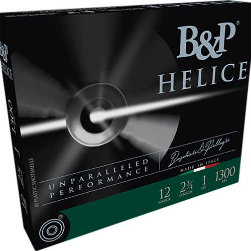 B&P Ammunition Helice Electro 12 Ga 2.75" 1oz 8 Shot 10 Per Rounds Per Box