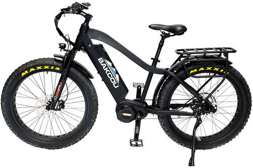 Bakcou E-bikes B-MJ-B-B25 Mule Jager Matte Black 18" W/Stand Over Height Of 29.50" Frame, Rohloff E-14 (500/14) Speed Hu