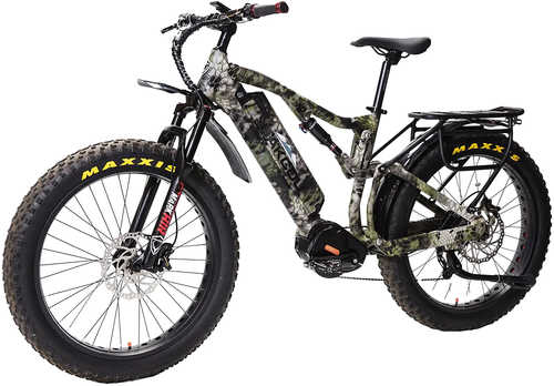 Bakcou E-bikes B-S19-KRY-B25 Storm 25 Large Kryptek Altitude 19" W/Stand Over Height Of 30.50" Frame, Sram 9sp, 40T Fron