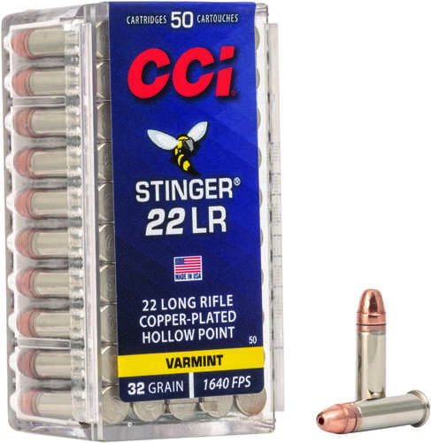 22 Long Rifle 32 Grain Hollow Point 50 Rounds CCI Ammunition