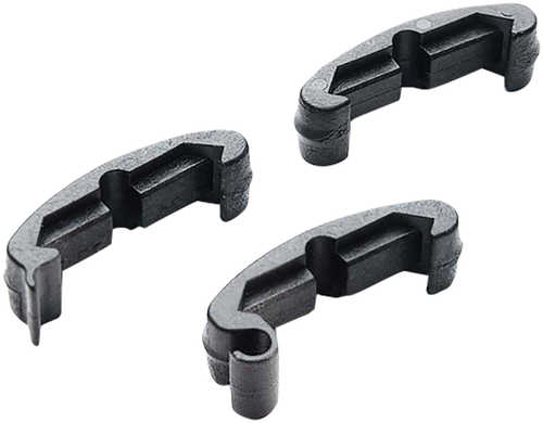 Larue Tactical Lt708Black IndexClips Rail Covers Low Profile Black Polymer Fits AR-15 1913 Picatinny Rail Mount