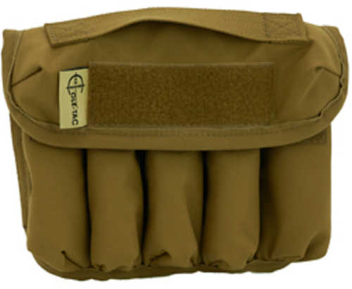 Cole-TAC Can Caddy Mini 500 Denier Nylon 6.5"x7.5"x2.0" Coyote Brown 5 Slots for Suppressor Storage CD202