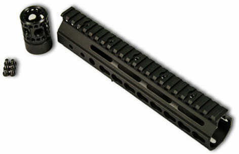 Franklin Armory Keymod Rail 9" Free Float Black 5 Space Pic Se