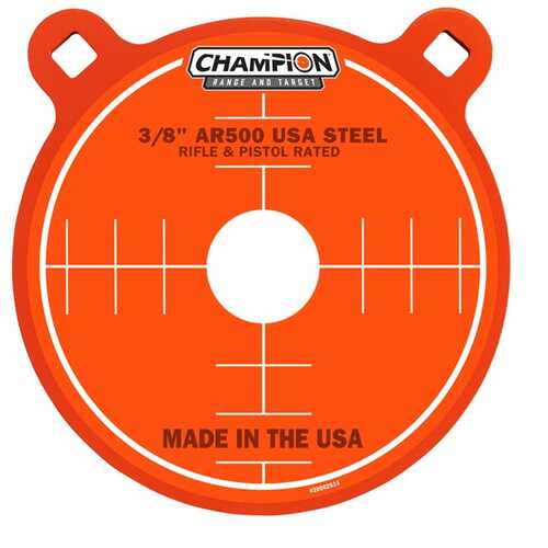 Center Mass 3/8'' Round AR500 Steel Targets