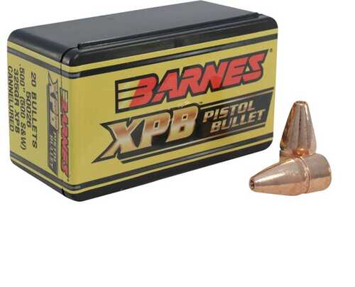 Barnes XPB 500 S&W (0.500'') Pistol Bullets