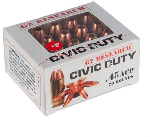 G2R Civic Duty 45 ACP 164 Grain Ammo