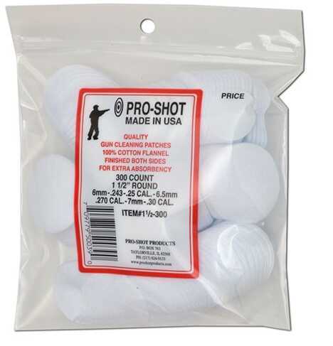 Pro Patch 1 1/2" Rnd 300Pc 6MM-30Cal