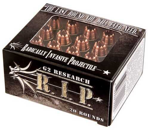 380 ACP 62 Grain Hollow Point 20 Rounds G2 Research Ammunition