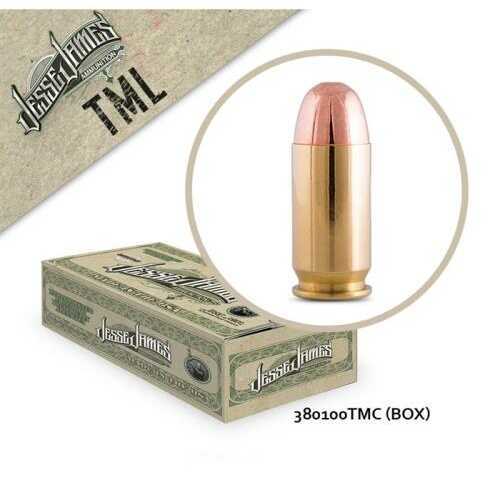 380 ACP 100 Grain TMC 50 Rounds Cascade Ammunition