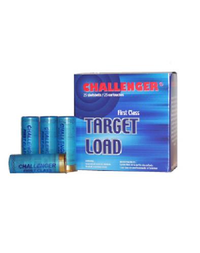 28 Gauge 2-3/4" Target 7-1/2  3/4 oz 25 Rounds Challenger Shotgun Ammunition