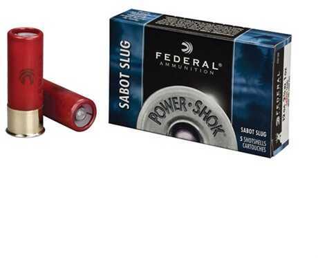 20 Gauge 2-3/4" Sabot Slug 7/8 oz 5 Rounds Federal Shotgun Ammunition