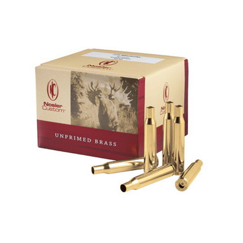 Nosler 7mm Remington Magnum Unprimed Rifle Brass 50 Count