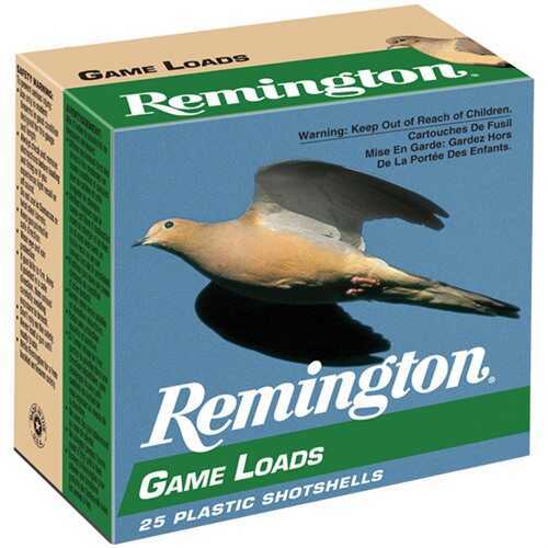 20 Gauge 2-3/4" Lead #6  7/8 oz 25 Rounds Remington Shotgun Ammunition