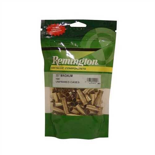 Remington 357 Magnum Unprimed Pistol Brass 100 Count