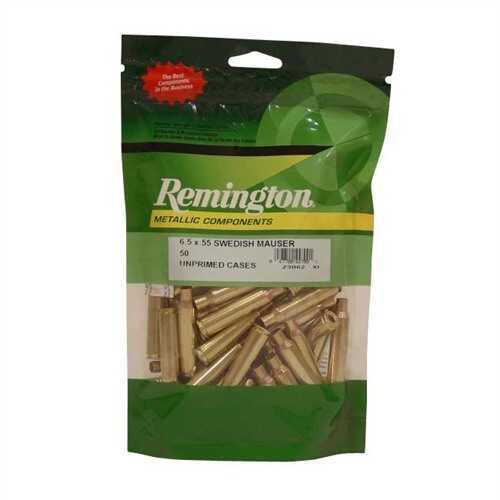 Remington Rifle Brass 23062 6.5X55 Swedish Mauser 50 Per Bag