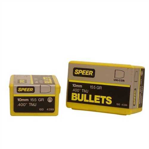 Speer Bullets 4399 TMJ 40 Caliber .400 155 GR Total Metal Jacket (TMJ) 100 Box