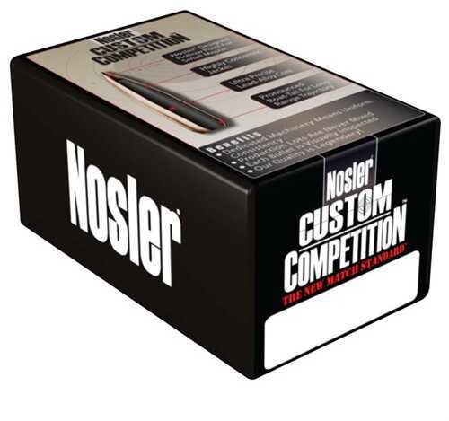 Nosler 338 Caliber .338 Diameter 300 Grain  Boat Tail HP Custom Competition 100 Count